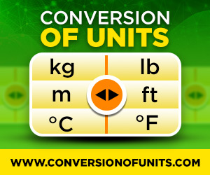 conversion of units